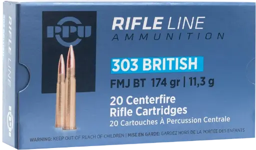 [A143] PPU .303 British 174gr FMJ BT