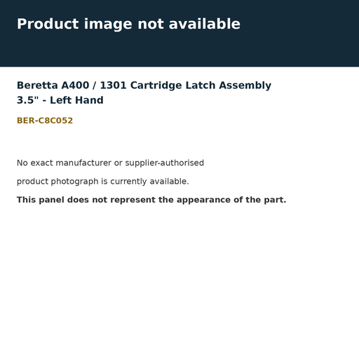 [BER-C8C052] Beretta A400 / 1301 Cartridge Latch Assembly 3.5" - Left Hand