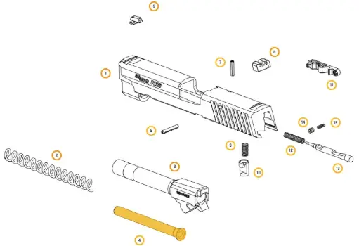 [34260510-Solid] Sig Sauer P226 Solid Guide Tube