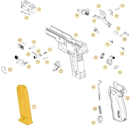[34226914] Sig Sauer P226 Magazine 15 Round