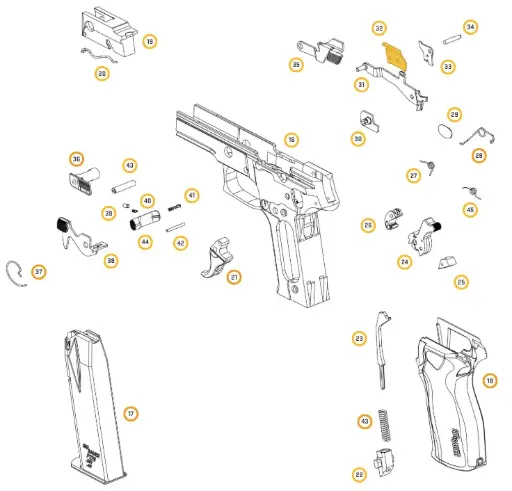 Sig Sauer P226 Ejector