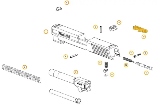 Sig Sauer P226 Extractor