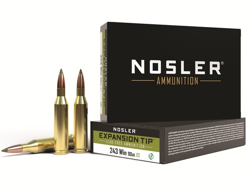 [NLA40030] Nosler .243 WIN 90gr ET SP E-Tip