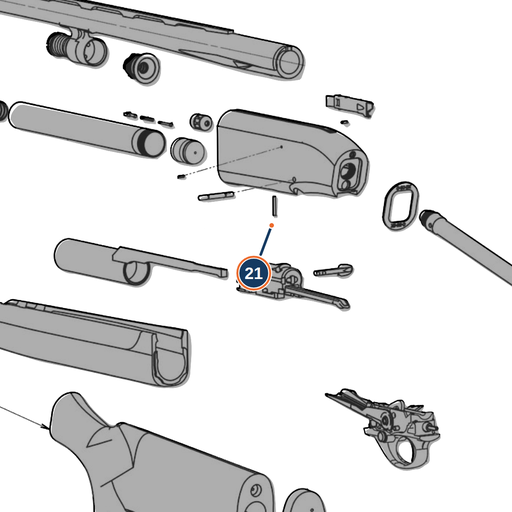 [BER-C92168] Beretta 391/ 400 carrier Latch Retaining Pin 