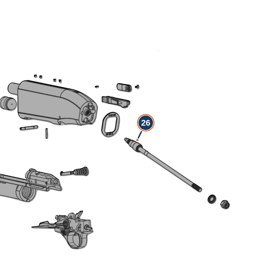 [BER-C8A321] Beretta A400 / 1301 Recoil Tube Assembly
