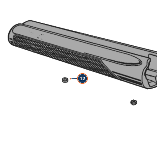 [BER-C55285] Beretta 686 / 687 Forend Washer Silver