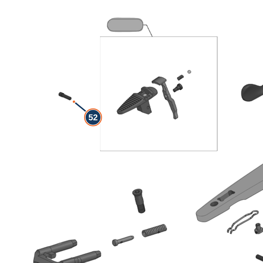 [BER-C5D442] Beretta 686 / 690 / 694 / Ultraleggero Safety Catch Pin