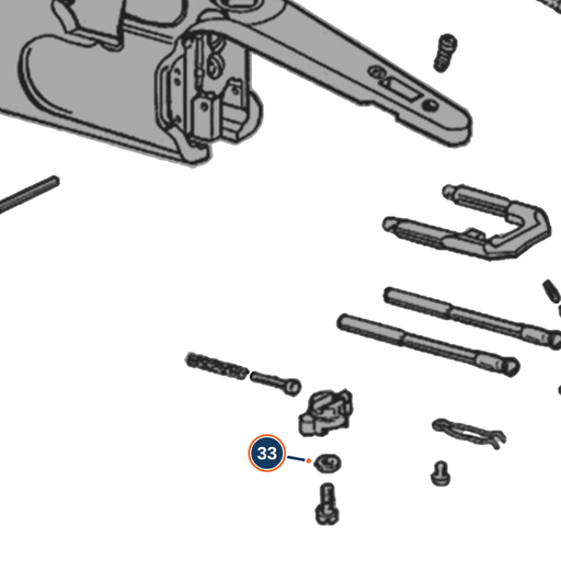 [BER-C95370] Beretta 686 / 687 Top Lever Cam Locking Nut