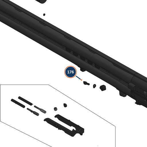 [BER-C9A140] Beretta 694 / Ultraleggero Top Lever Cam Screw