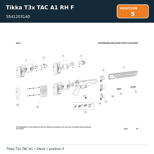 [S541203140] Tikka T3x TAC A1 RH F