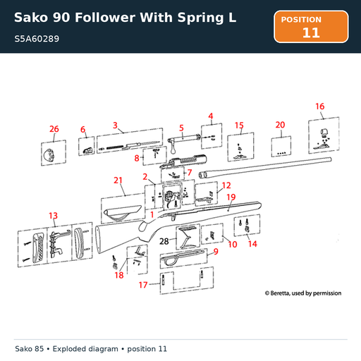[S5A60289] Sako 90 Follower With Spring L