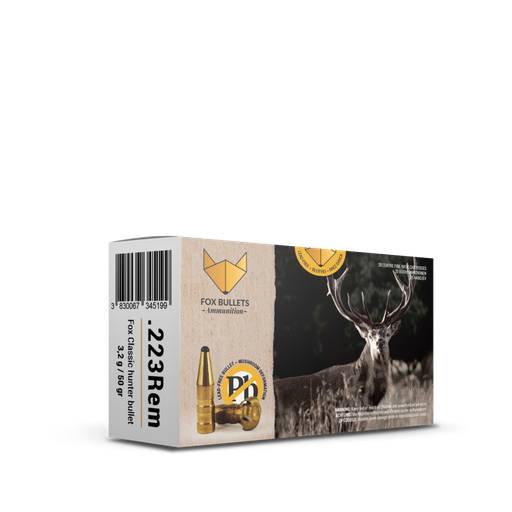 [FOX-UK-223REM-50] Fox Classic Hunter .223 Rem 50gr