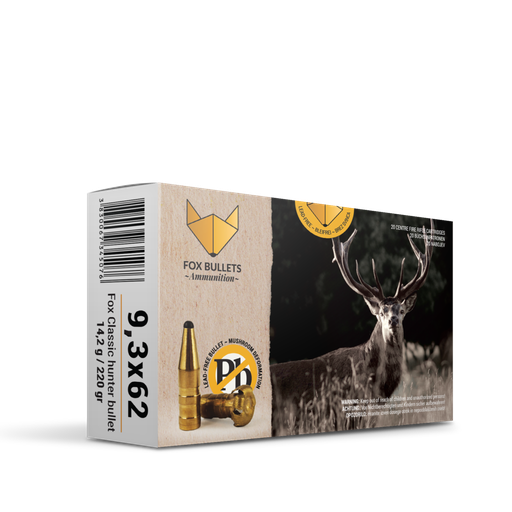 [FOX-UK-93X62-220] Fox Classic Hunter 9.3x62 220gr