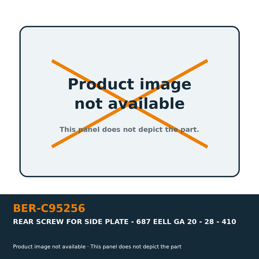 [BER-C95256] Beretta 687 Rear Female Side-Plate Screw 20G