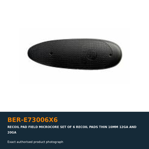 [BER-E73006X6] Beretta 688 MicroCore Field Recoil Pads 10mm (Pack of 6)