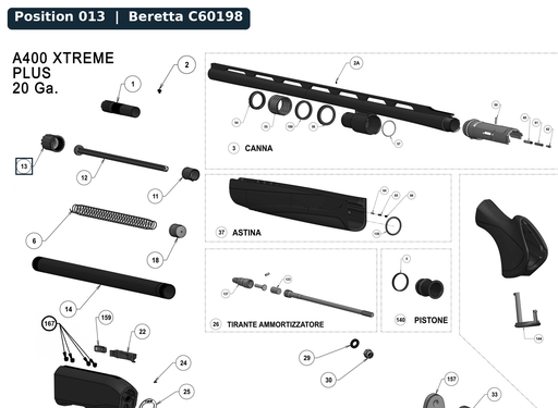 [BER-C60198] Beretta BRX1 Q/D Swivel