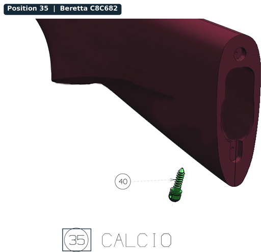[BER-C8C682] Beretta A400 Ultralite 12G Stock