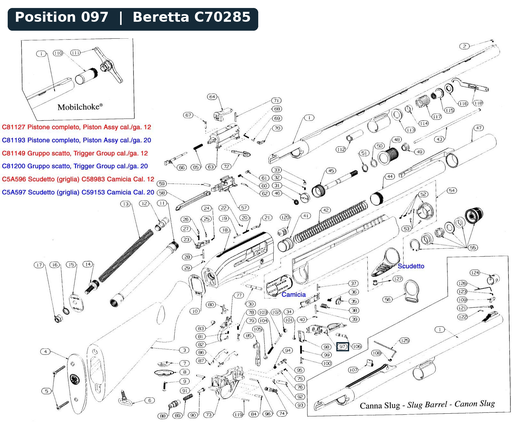[BER-C70285] Beretta 391 12G Carrier Standard
