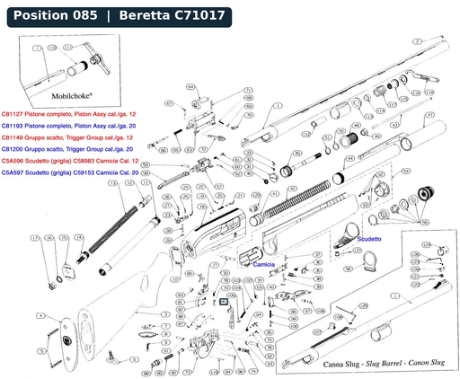 [BER-C71017] Beretta 391 20G Hammer