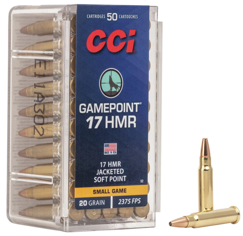 [CCI-52] CCI .17 HMR 20gr Game Point