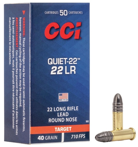 [CCI960] CCI .22LR 40gr Quiet-22